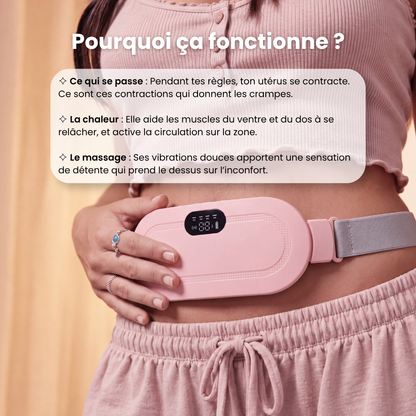 Ceinture chauffante et massante - Esmée