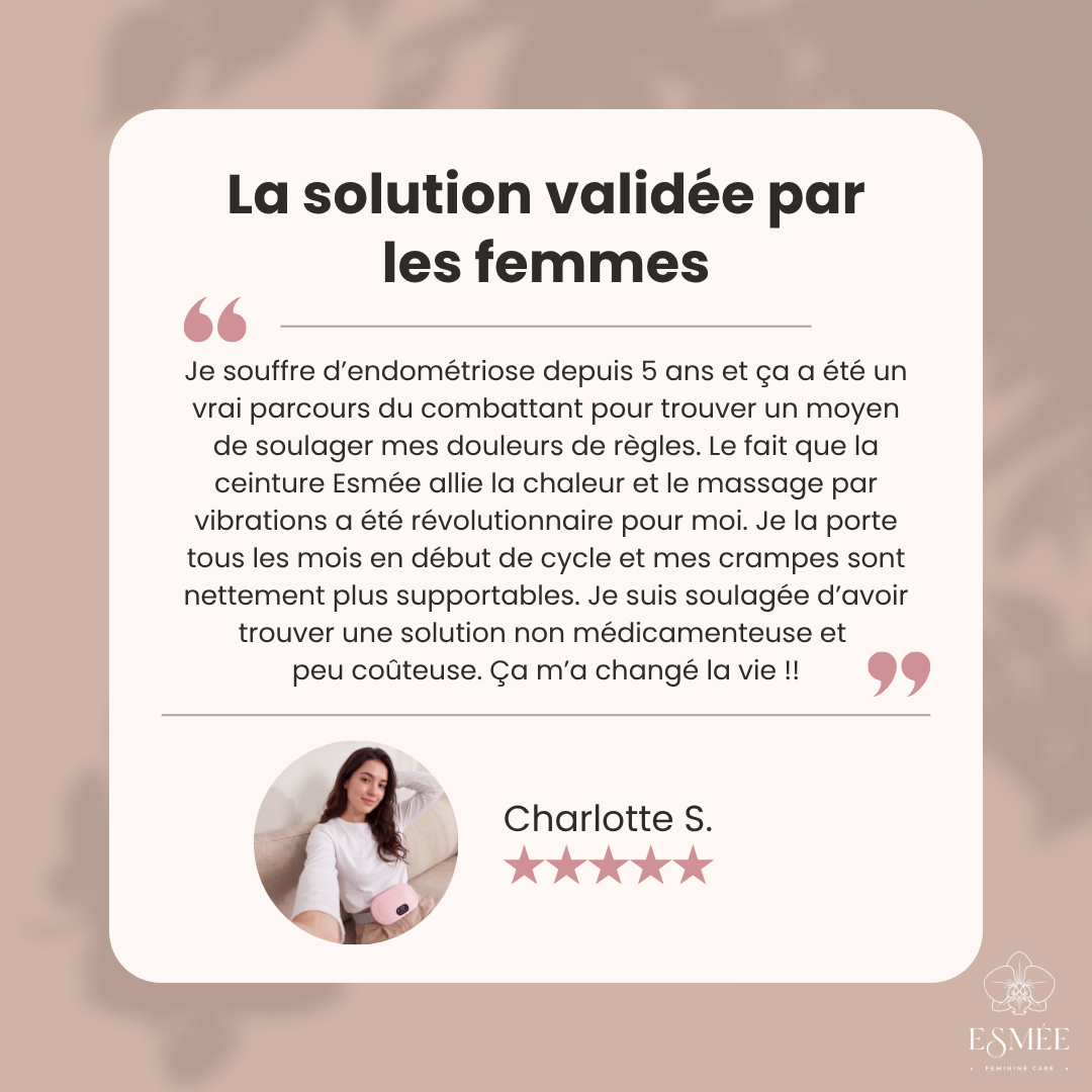 Ceinture chauffante et massante - Esmée