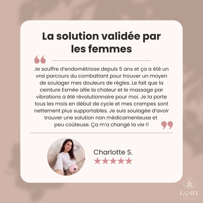 Ceinture chauffante et massante - Esmée